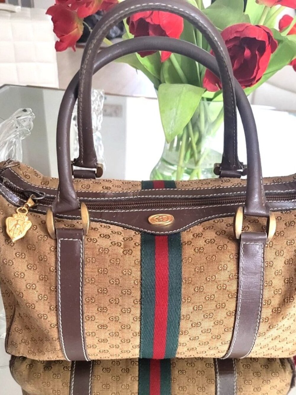 Extremely Rare** Vintage**Gucci Micro GG's Sherry Line